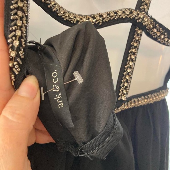 Charlotte Russe Elegant Black Beaded and Sequin Sleeveless Dress M NWTs - Picture 7 of 8